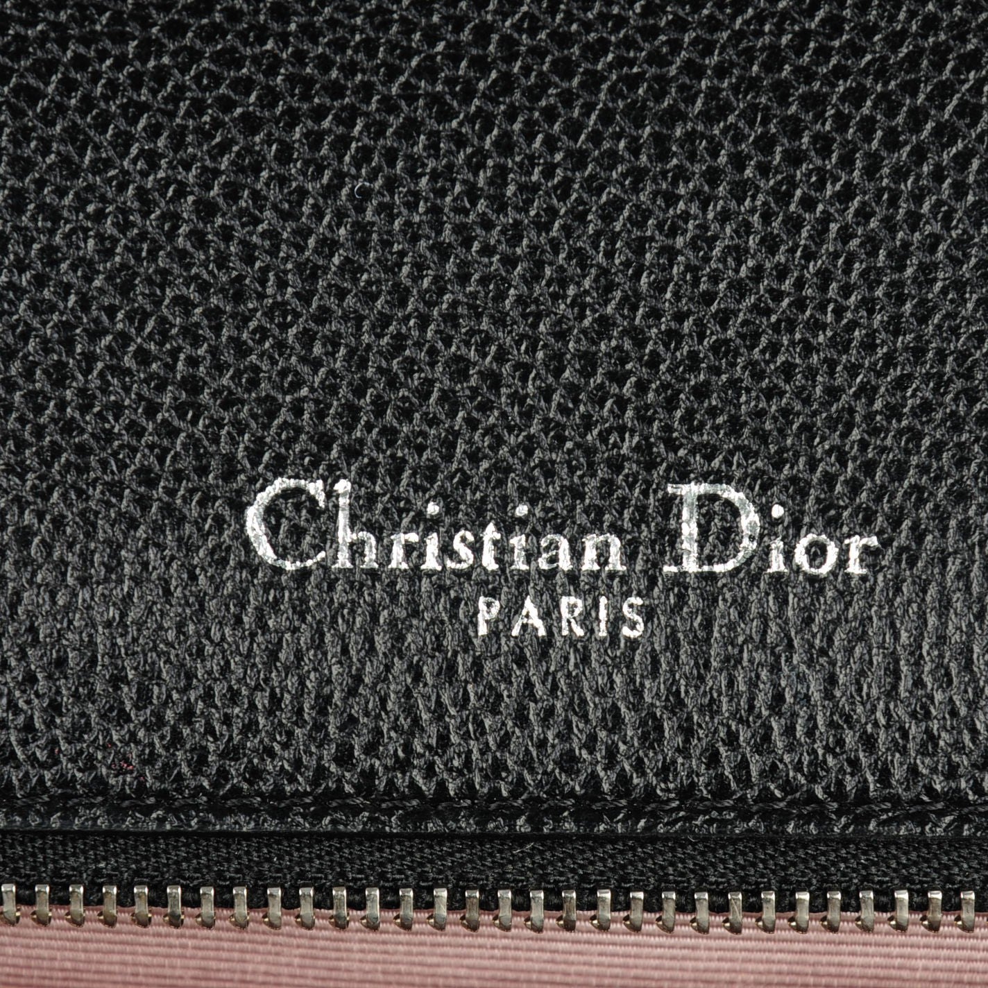 Christian Dior Grained Calfskin Medium Diorama Flap Bag Black 6 of 7