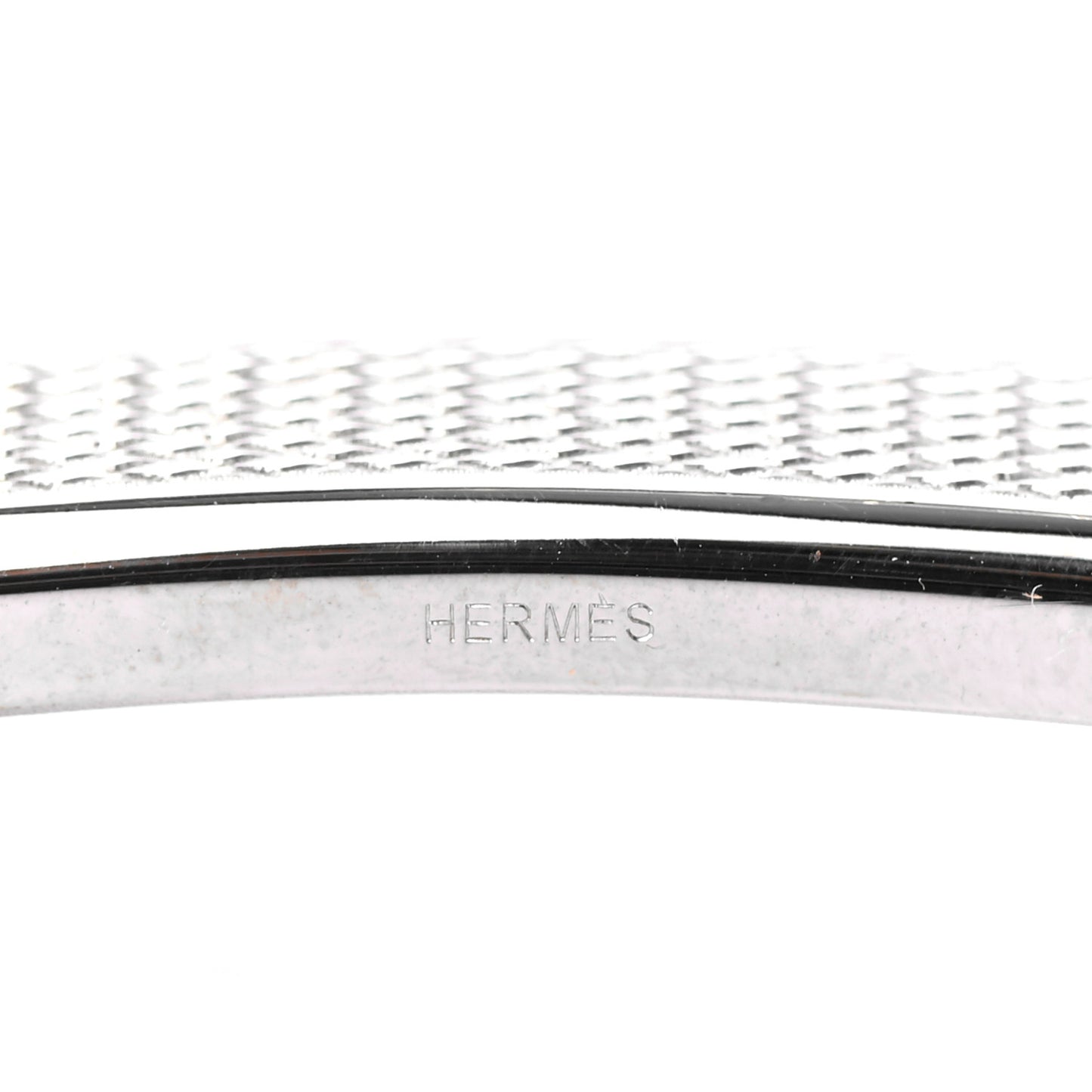Palladium Guilloche 32mm H Belt Buckle