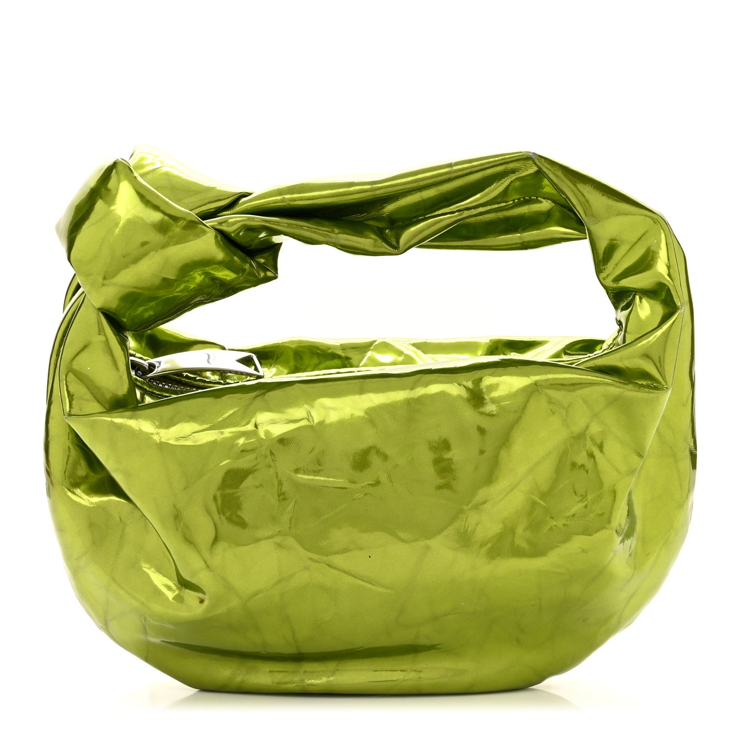 Bottega Veneta Metallic Crushed Calfskin Mini Jodie Chlorophyll 1 of 10