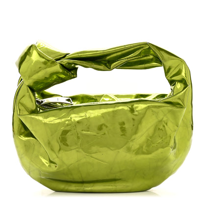 Bottega Veneta Metallic Crushed Calfskin Mini Jodie Chlorophyll 1 of 10