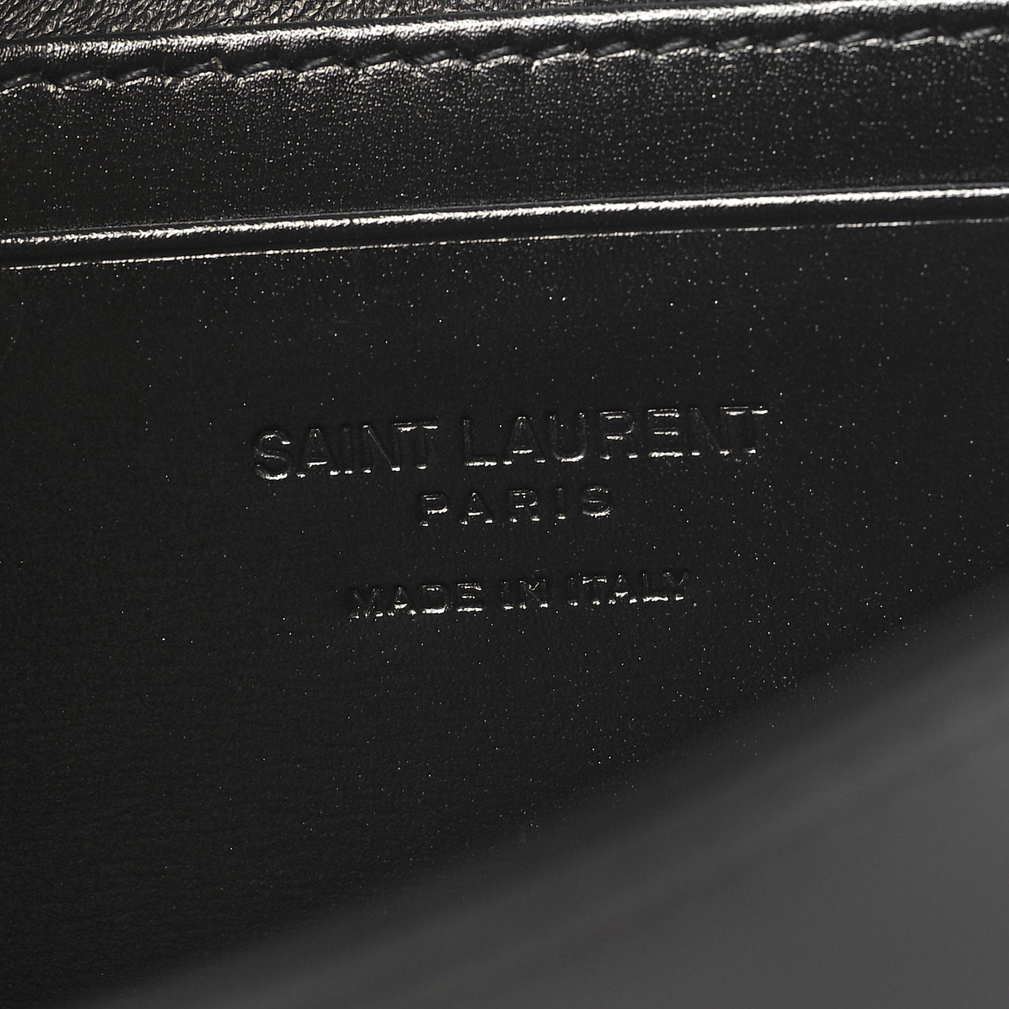 Smooth Calfskin Monogram Crossbody Bag Black