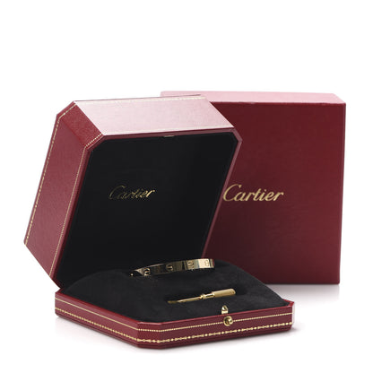 Cartier 18K Yellow Gold LOVE Bracelet 17 8 of 8
