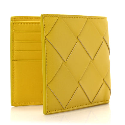 Bottega Veneta Nappa Maxi Intrecciato Bi-Fold Wallet Buttercup 3 of 6