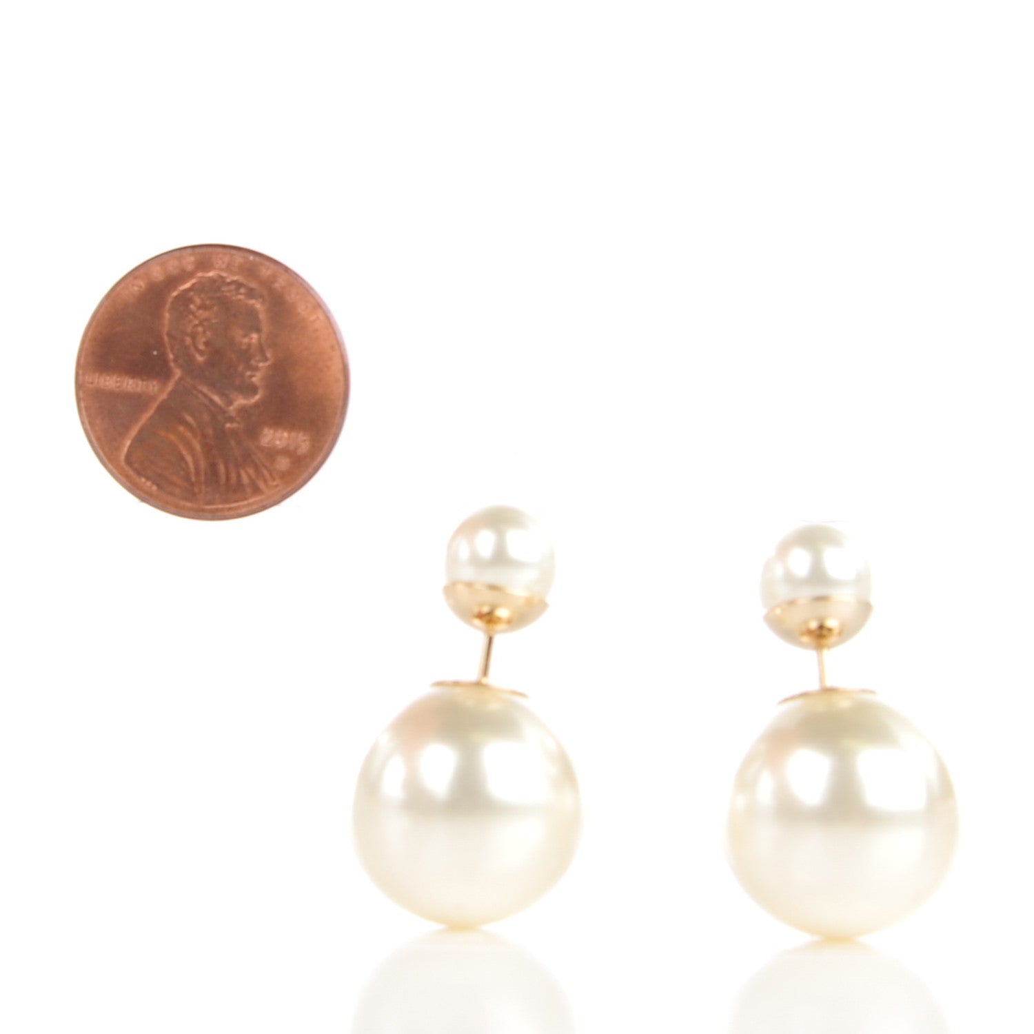 Christian Dior Pearl Mise En Dior Tribal Earrings 2 of 4