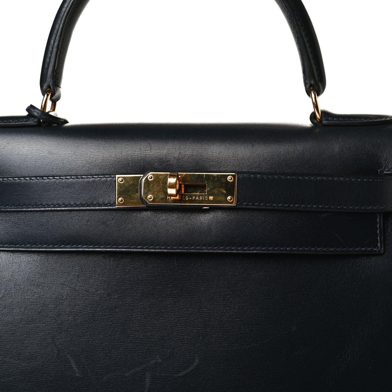 Hermes Box Kelly Sellier 28 Indigo 9 of 17