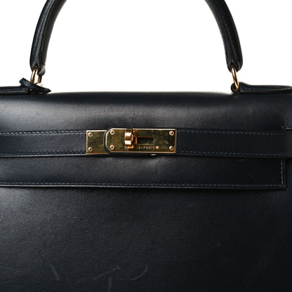 Hermes Box Kelly Sellier 28 Indigo 9 of 17