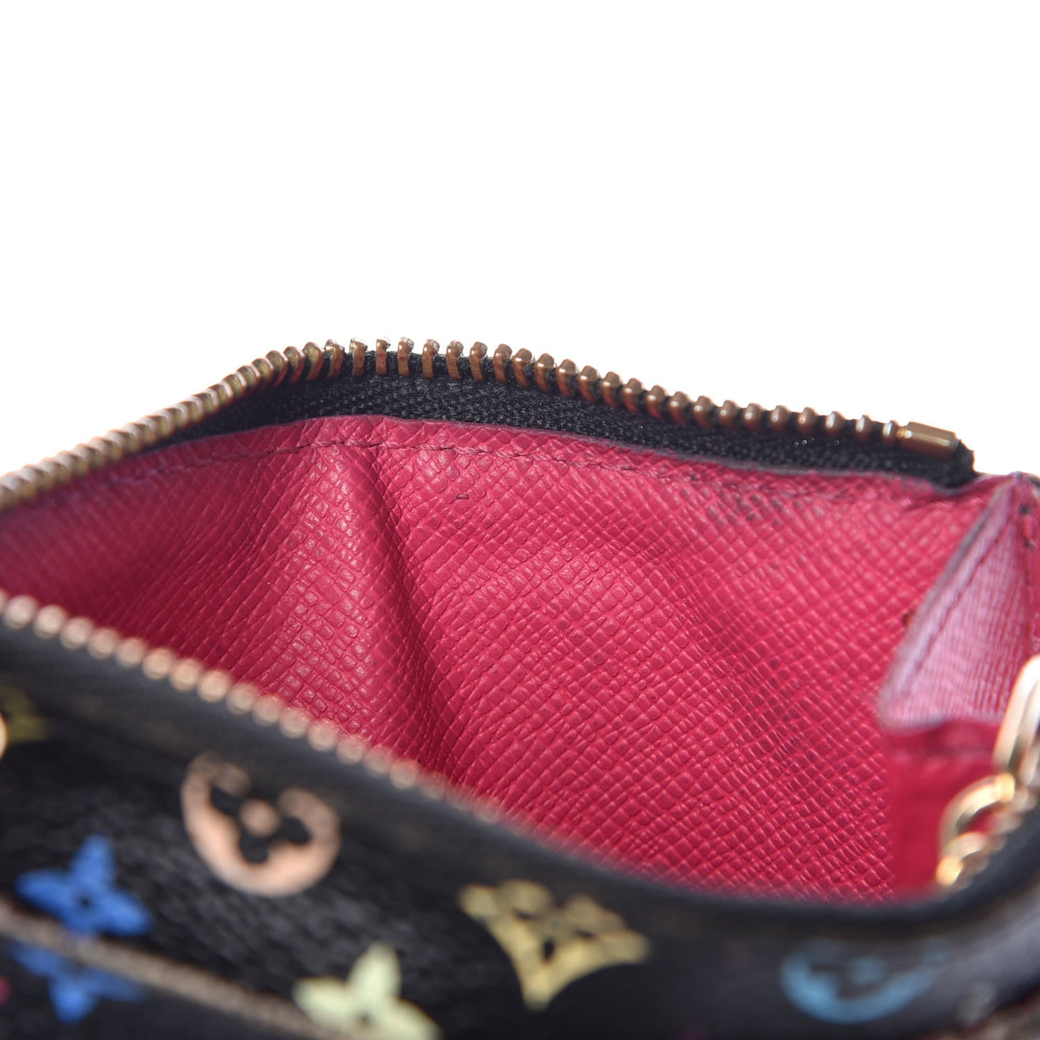 Louis Vuitton Monogram Multicolor Key Pouch Black Grenade 10 of 11