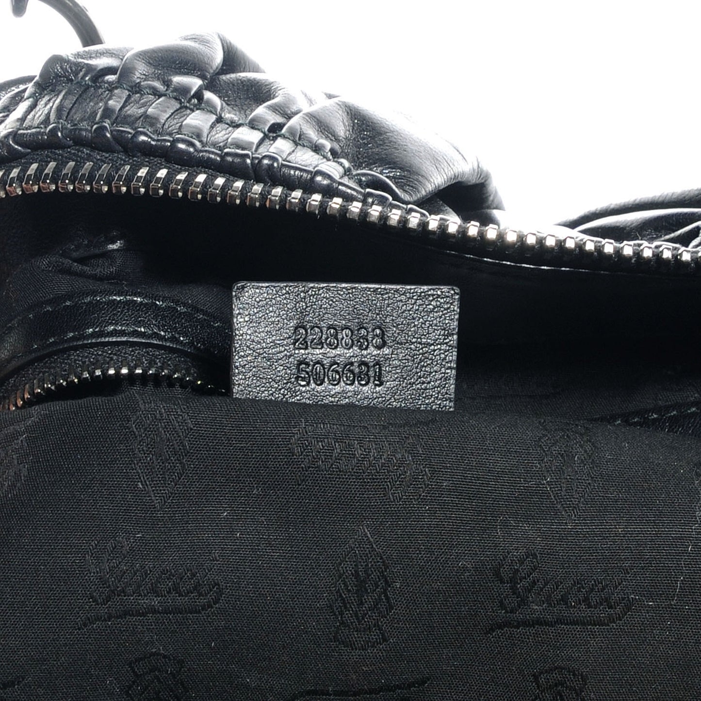 Leather Medium Galaxy Satchel Black