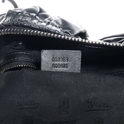 Gucci Leather Medium Galaxy Satchel Black 6 of 7
