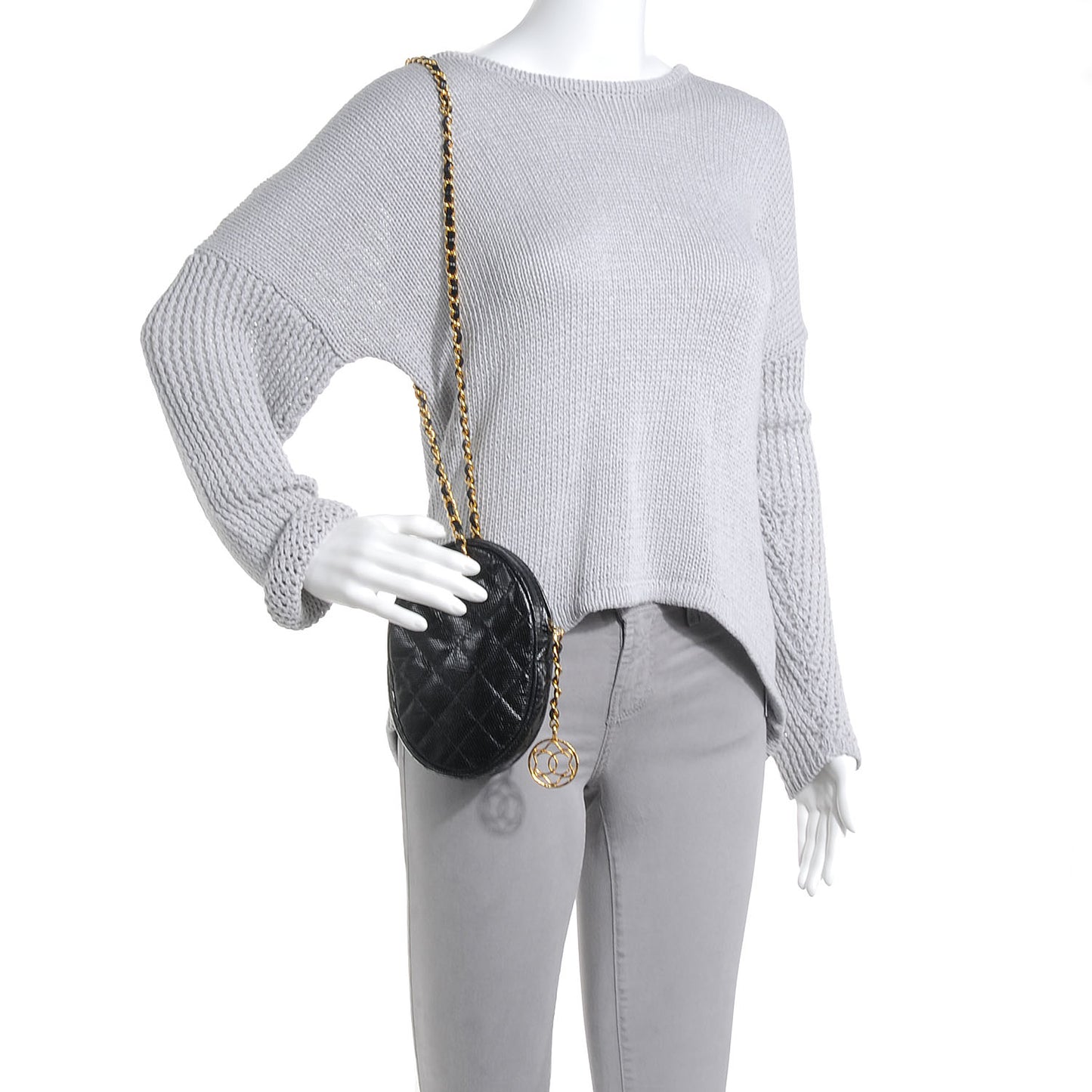 Lizard Evening Bag Black
