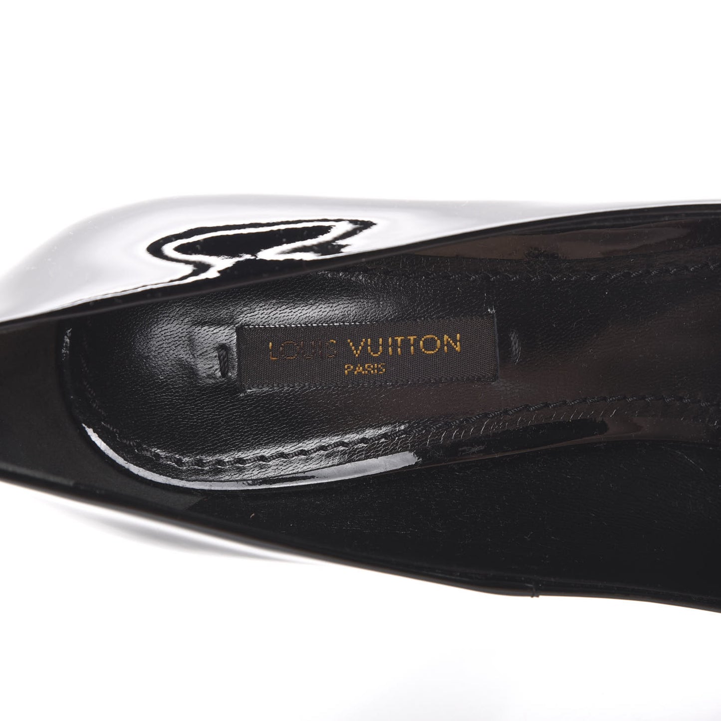 Patent Oh Really Peep Toe Pumps 35 Black
