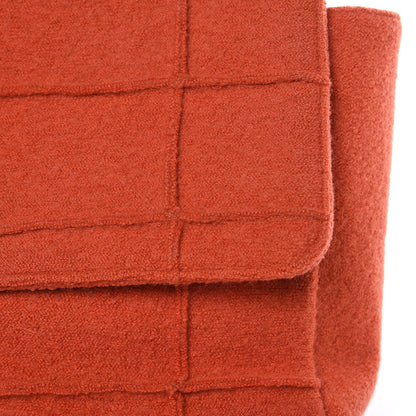 Chanel Wool Patchwork Mademoiselle Jumbo Flap Orange 10 of 16