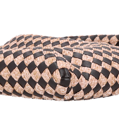 Bottega Veneta Nappa Raffia Intrecciato Small Hop Fondant Natural 9 of 9
