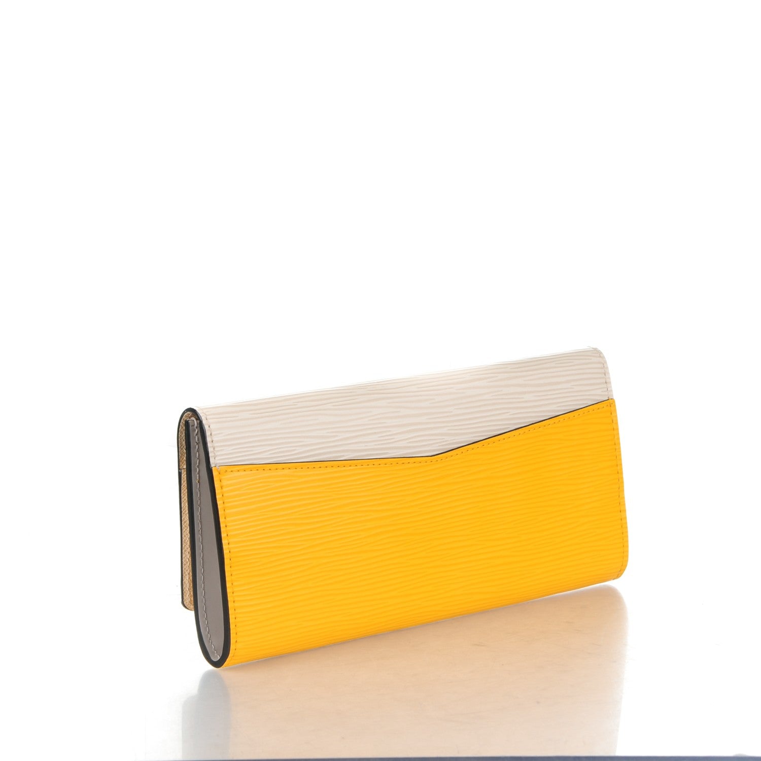 Louis Vuitton Epi Flore Wallet Citron 3 of 7
