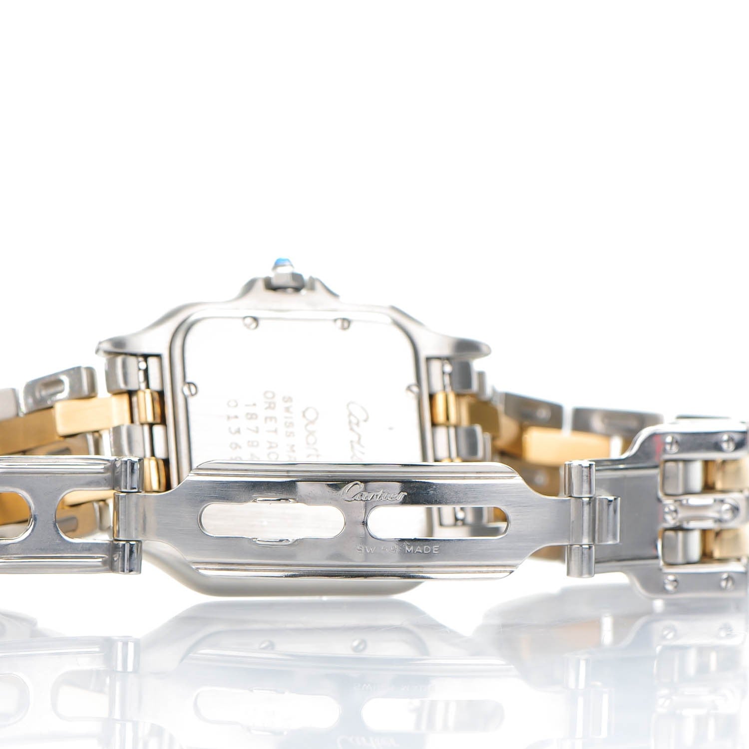 Cartier Stainless Steel 18K Yellow Gold 27mm Panthere Quartz Watch 6 of 6