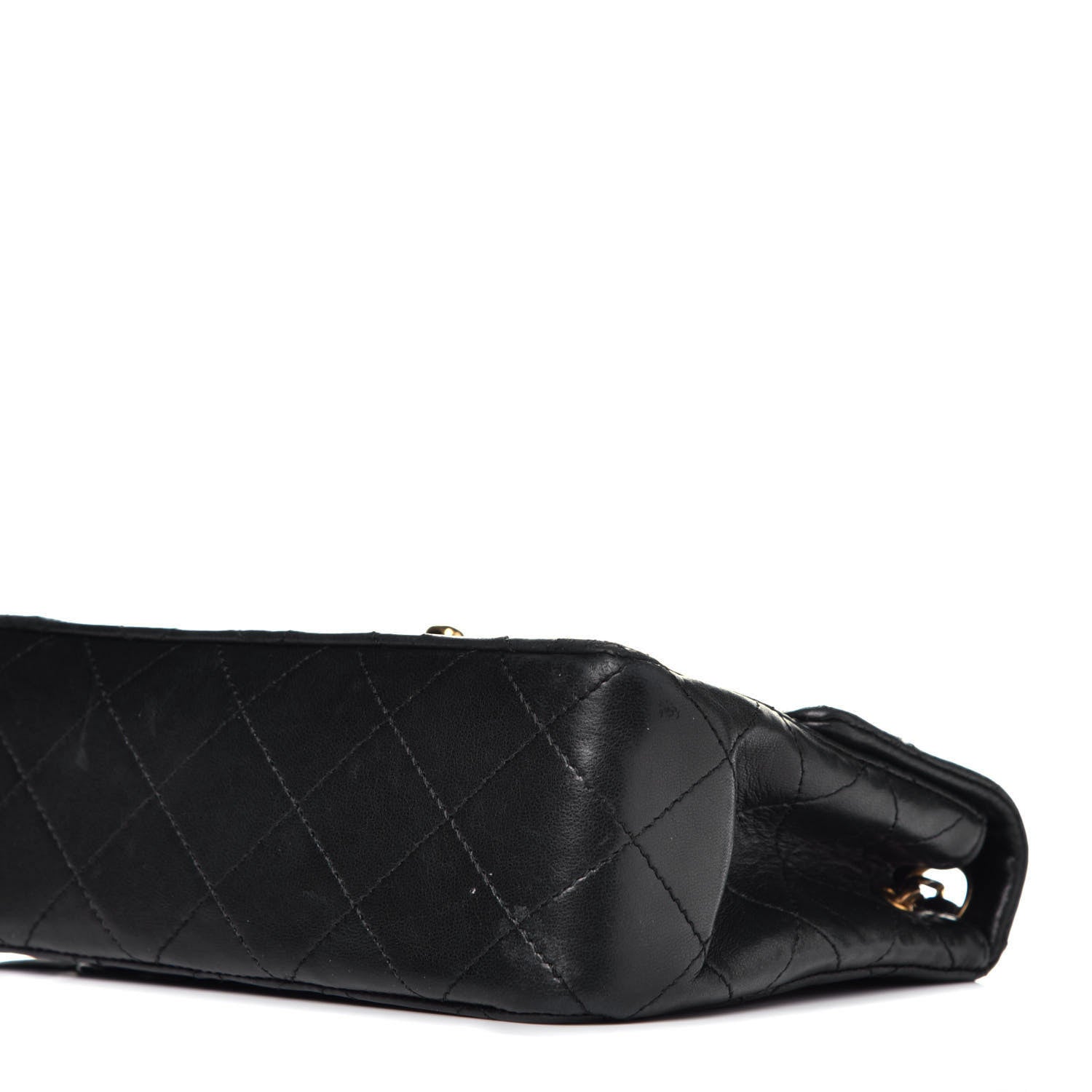 Chanel Lambskin Quilted Mini Square Flap Black 10 of 10
