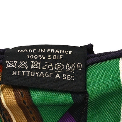 Hermes Silk Double Sangle Scarf 90 Rouge Bougainvillea 3 of 6