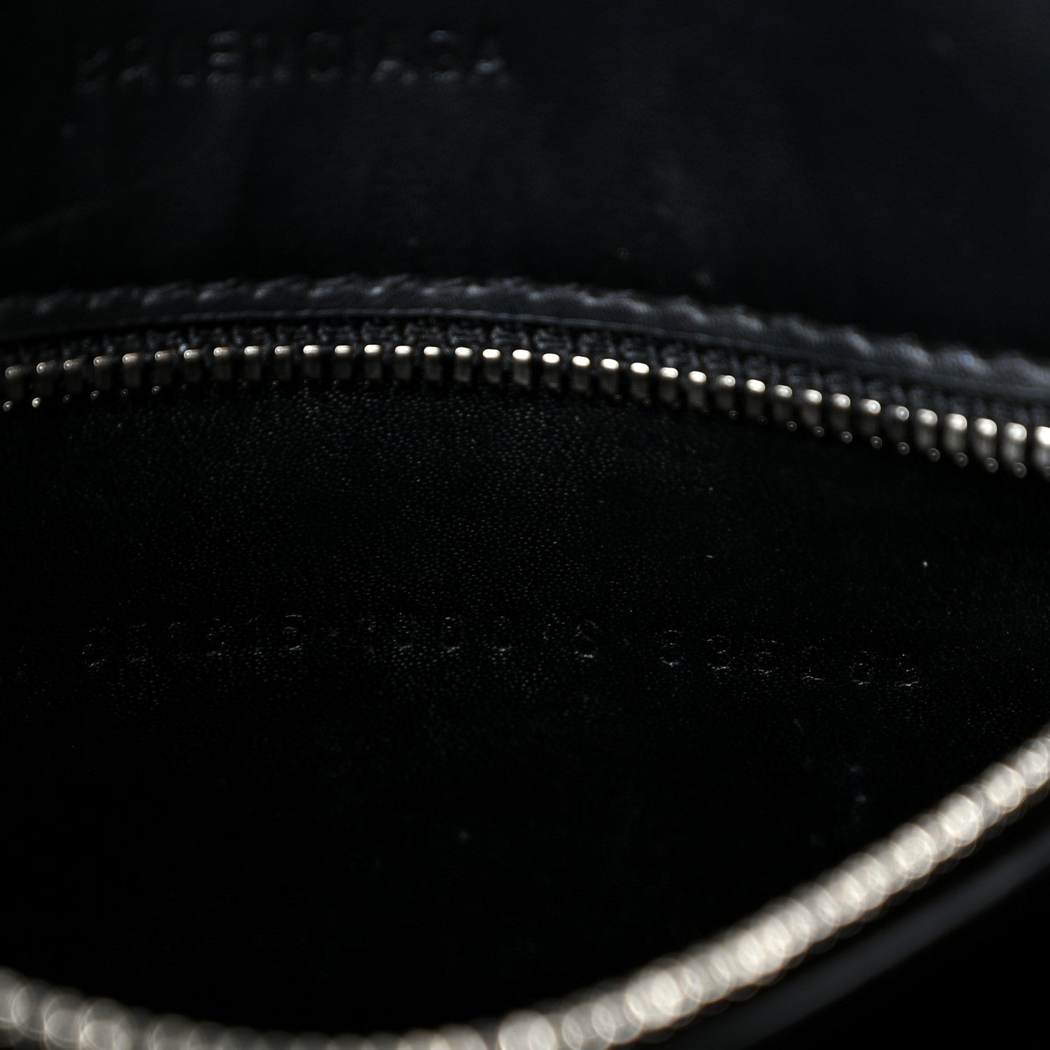Balenciaga Shiny Calfskin Logo Crocodile Embossed XXS Everyday Tote  Black 7 of 10