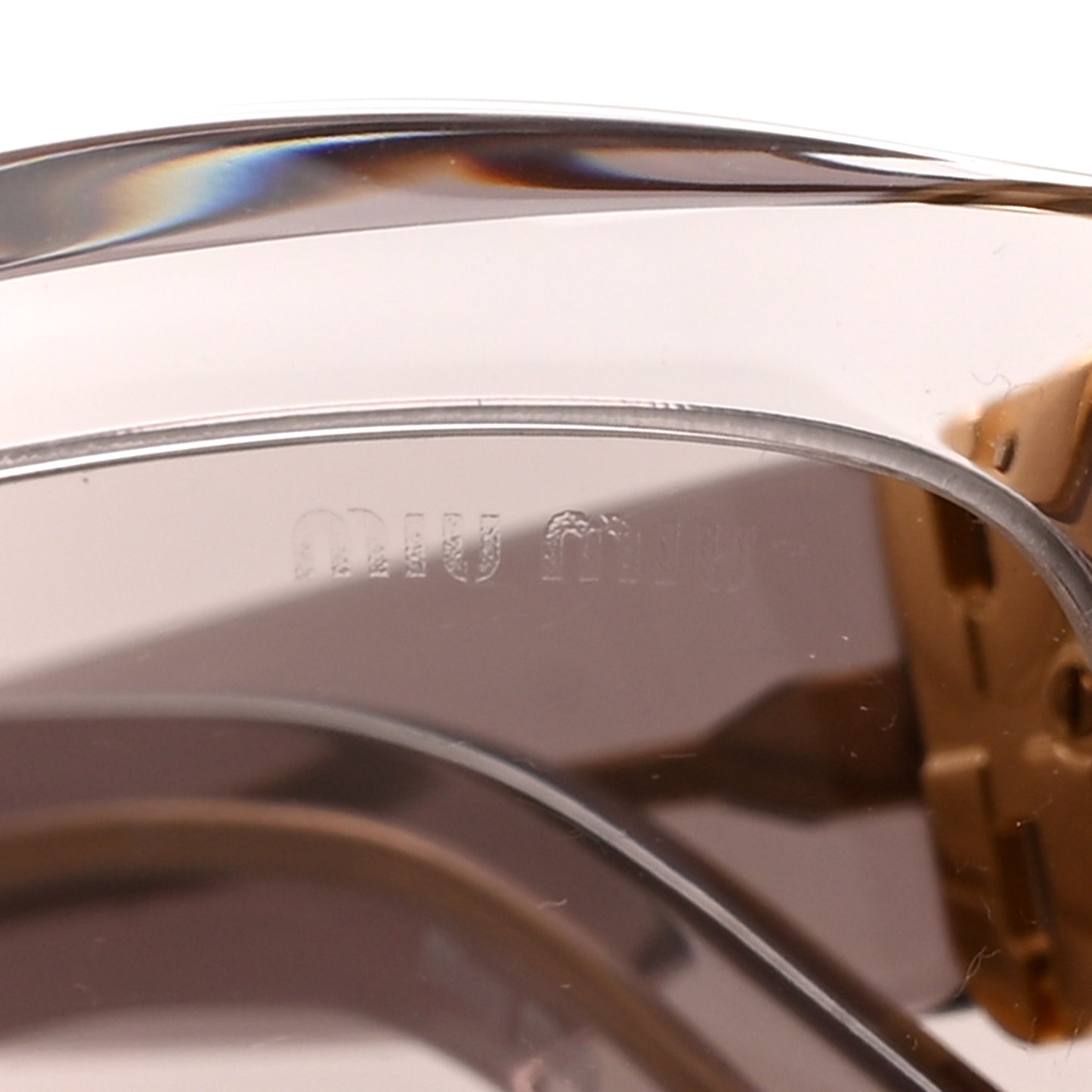 Transparent Acetate Oval Sunglasses SMU14Z Purple