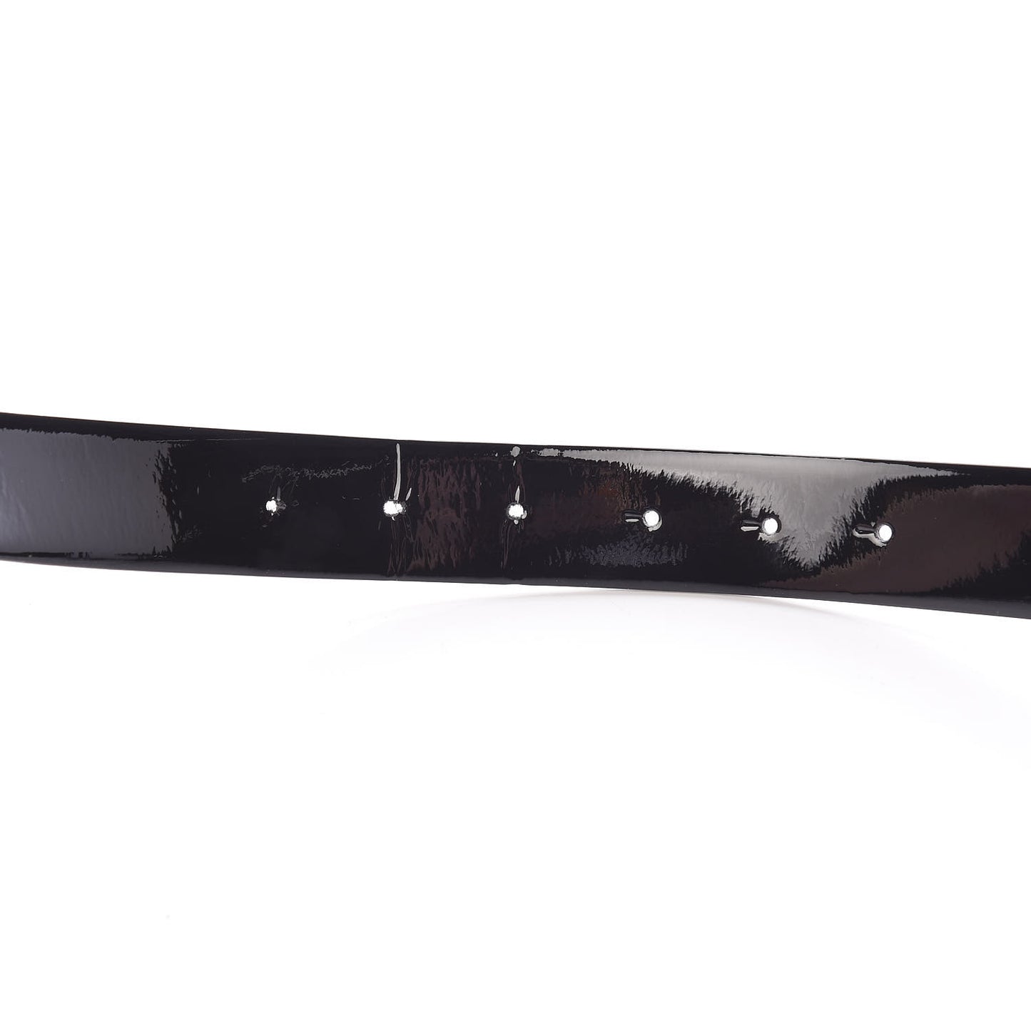 Patent Calfskin CC Reversible Belt 100 Black