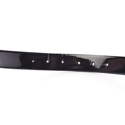 Chanel Patent Calfskin CC Reversible Belt 100 Black 4 of 6