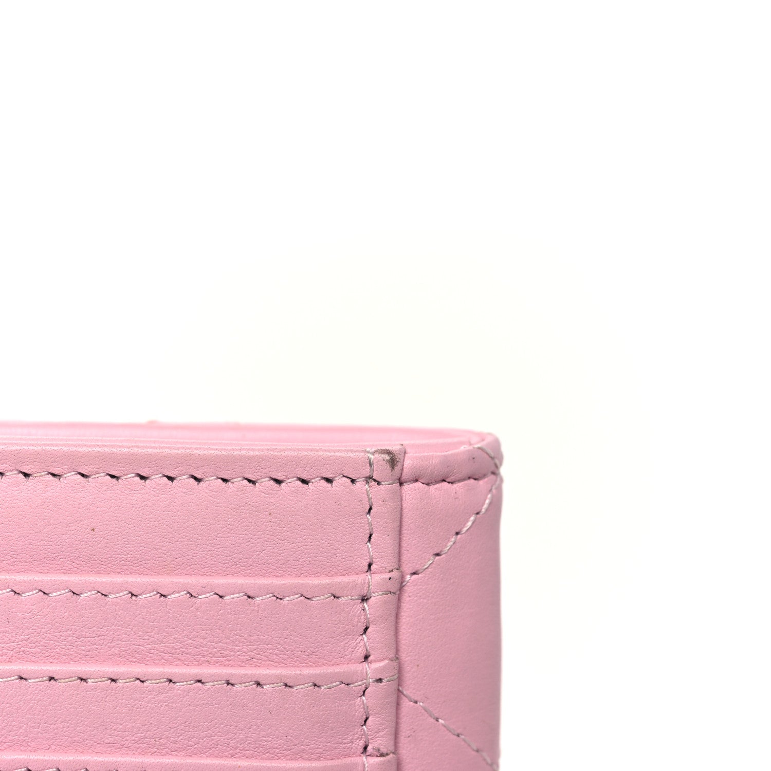 Chanel Lambskin Quilted Zip Card Holder Light Pink 11 of 11