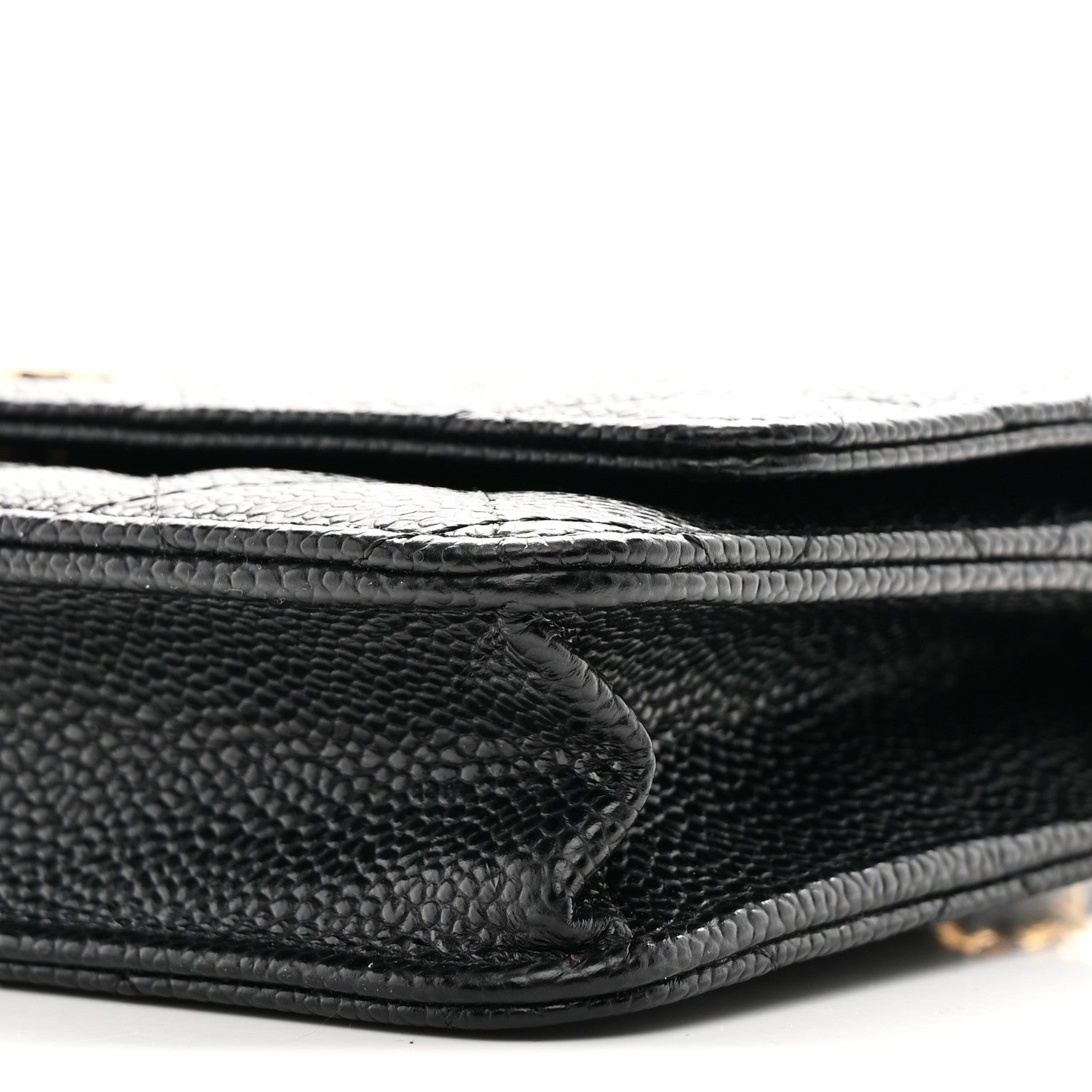 Chanel Caviar Quilted Wallet On Chain WOC Black 11 of 12