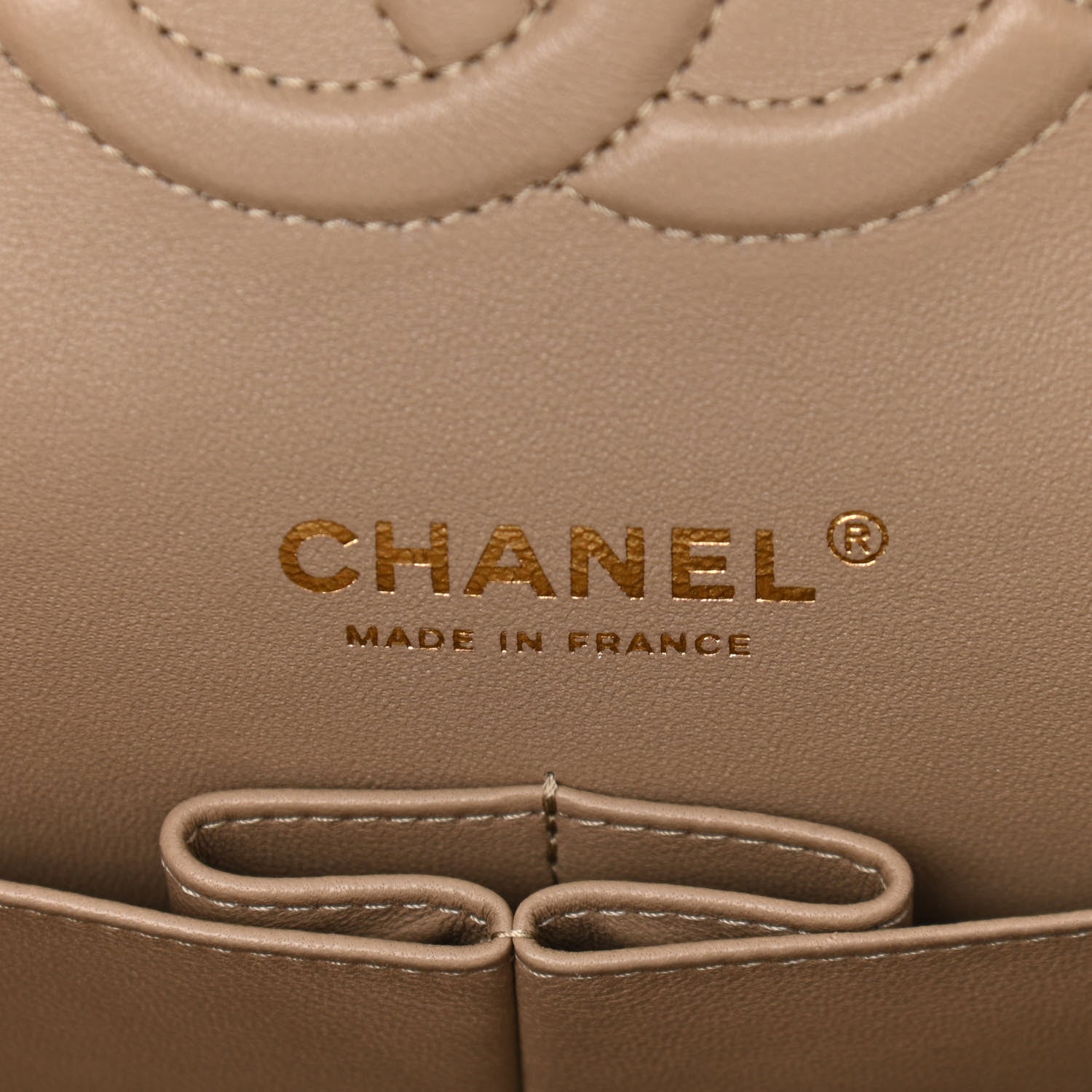 Chanel Caviar Quilted Medium Double Flap Beige 6 of 11