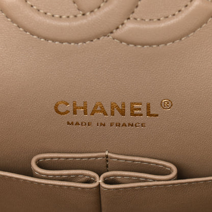 Chanel Caviar Quilted Medium Double Flap Beige 6 of 11