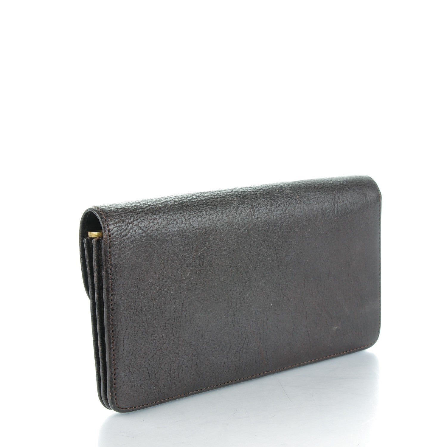 Mulberry Grainy Bayswater Wallet Chocolate 3 of 9