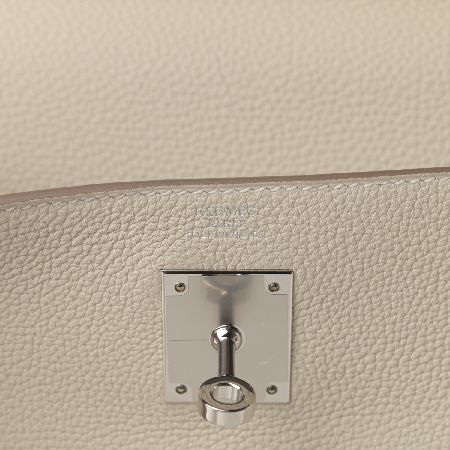 Hermes Togo Kelly Retourne 32 Craie 6 of 11