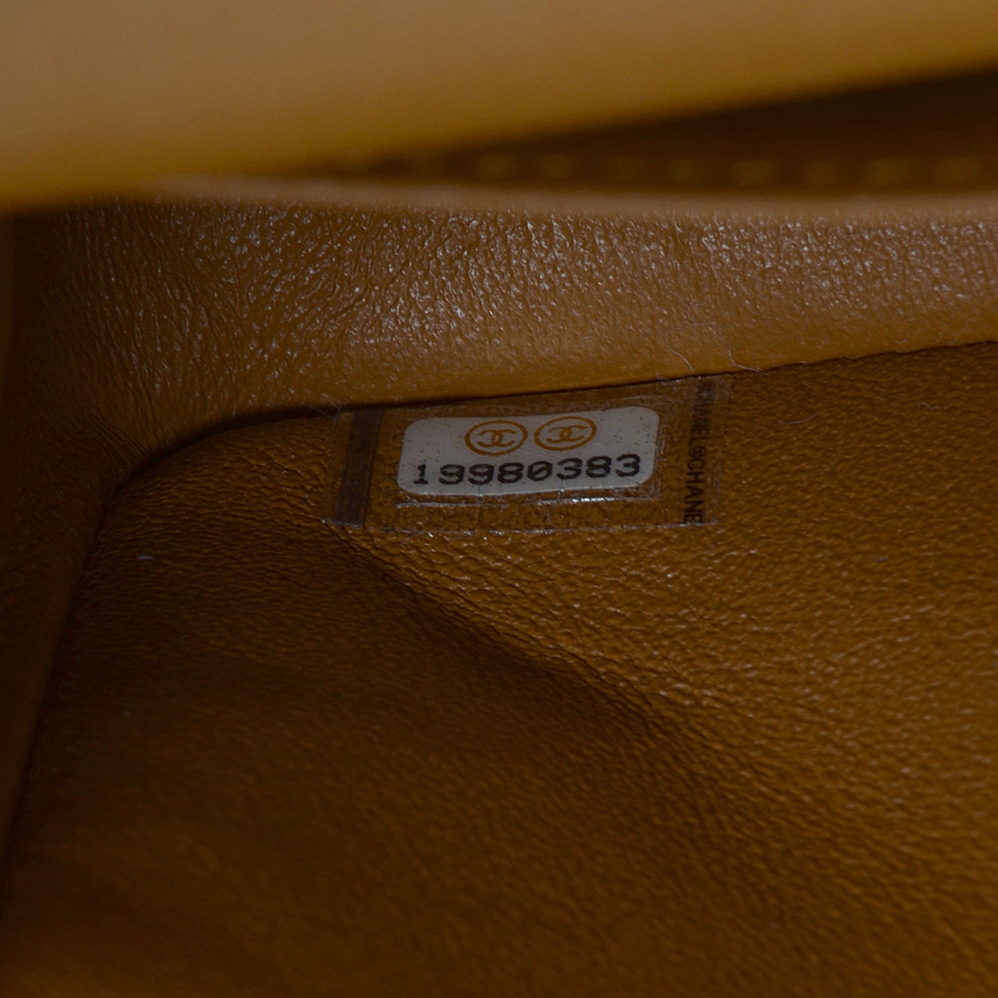 Lambskin Medium Double Flap Dark Beige