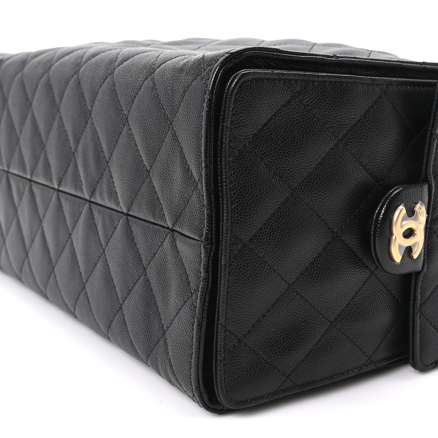 Chanel Caviar Quilted Medium Chanel 25 Handbag Black 11 of 12
