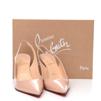 Christian Louboutin Patent Clare Sling 80 Pumps 38.5 Antoinette 9 of 9