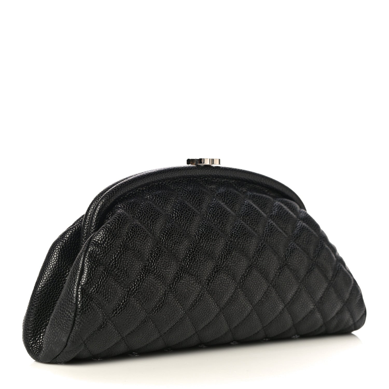 Chanel Caviar Quilted Timeless Clutch Black 4 of 12
