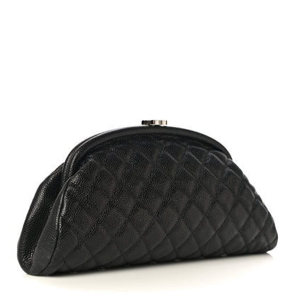 Chanel Caviar Quilted Timeless Clutch Black 4 of 12