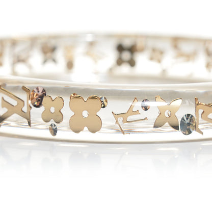 Louis Vuitton Resin Swarovski Medium Inclusion Bracelet PM Transparent 2 of 4