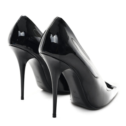 Saint Laurent Patent Calfskin Kayla 110 Pumps 39 Black 5 of 9
