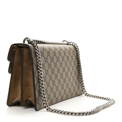 Gucci GG Supreme Monogram Small Dionysus Shoulder Bag Taupe 3 of 11