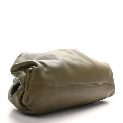 Bottega Veneta Smooth Butter Calf The Pouch Oversized Clutch Mud 3 of 8