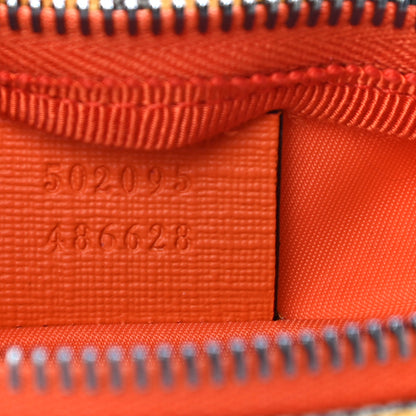 Gucci GG Supreme Monogram Banana Childrens Belt Bag Beige Ebony Multicolor Carrot Orange 6 of 10