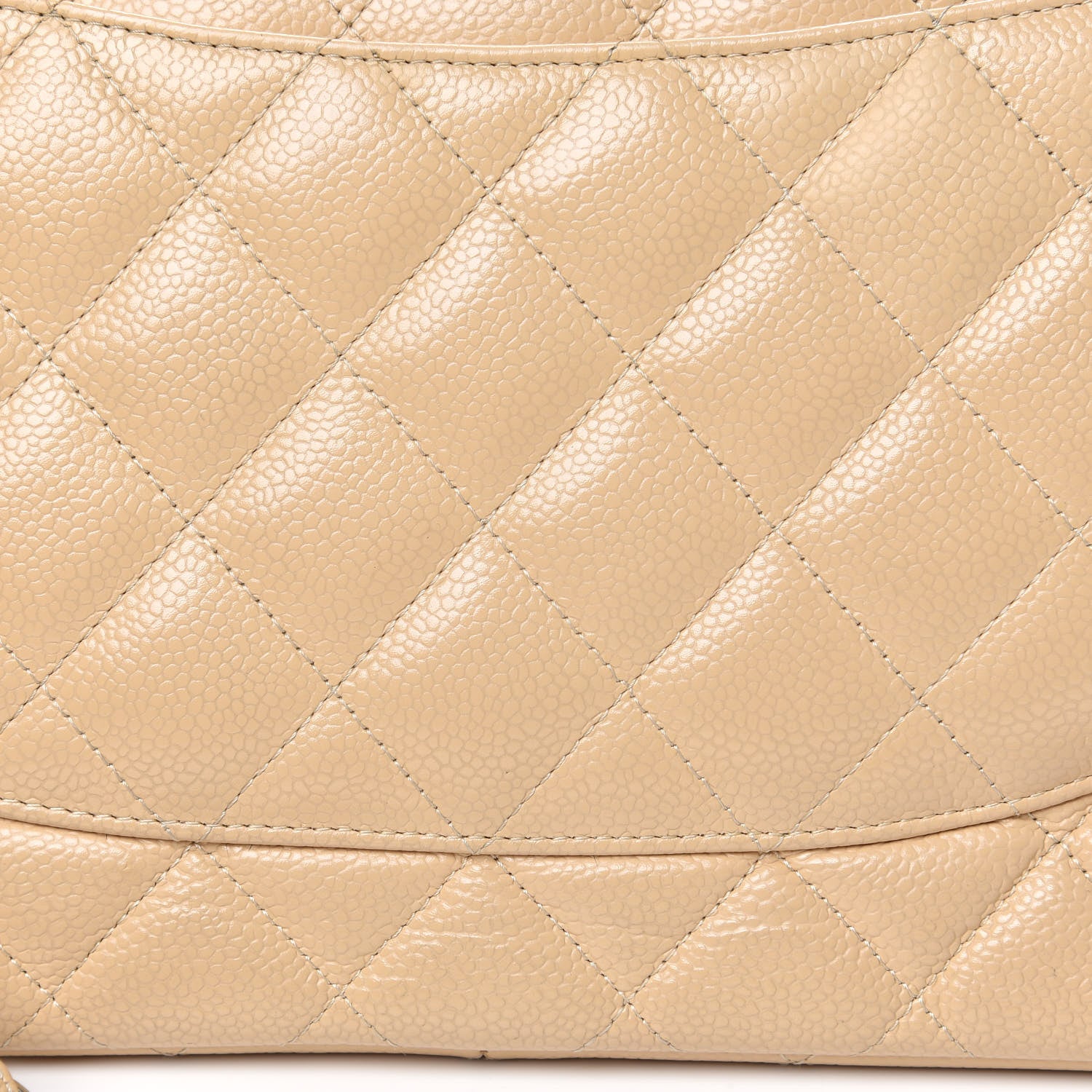 Chanel Caviar Quilted Jumbo Double Flap Beige Clair 12 of 13
