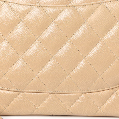 Chanel Caviar Quilted Jumbo Double Flap Beige Clair 12 of 13
