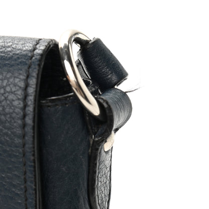 Miu Miu Vitello Phenix Madras Shoulder Bag Oltremare 24 of 24