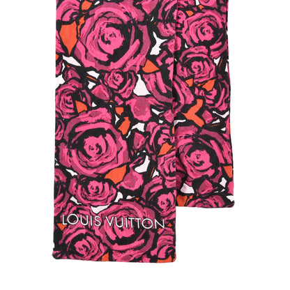 Louis Vuitton Silk Rock'n'Roses Bandeau Berry 3 of 6