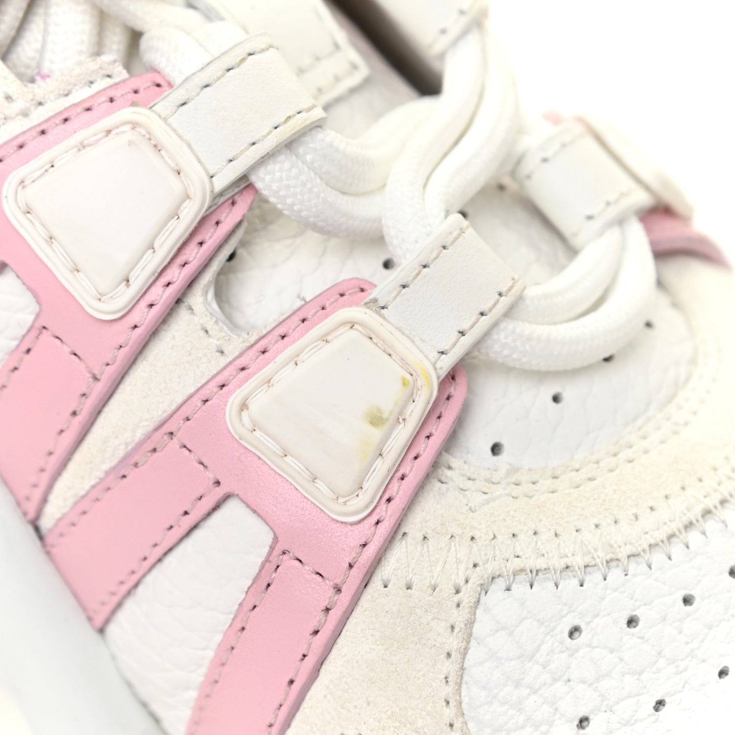 Calfskin Technical Nylon LV Archlight Sneakers 38 White Pink Blue