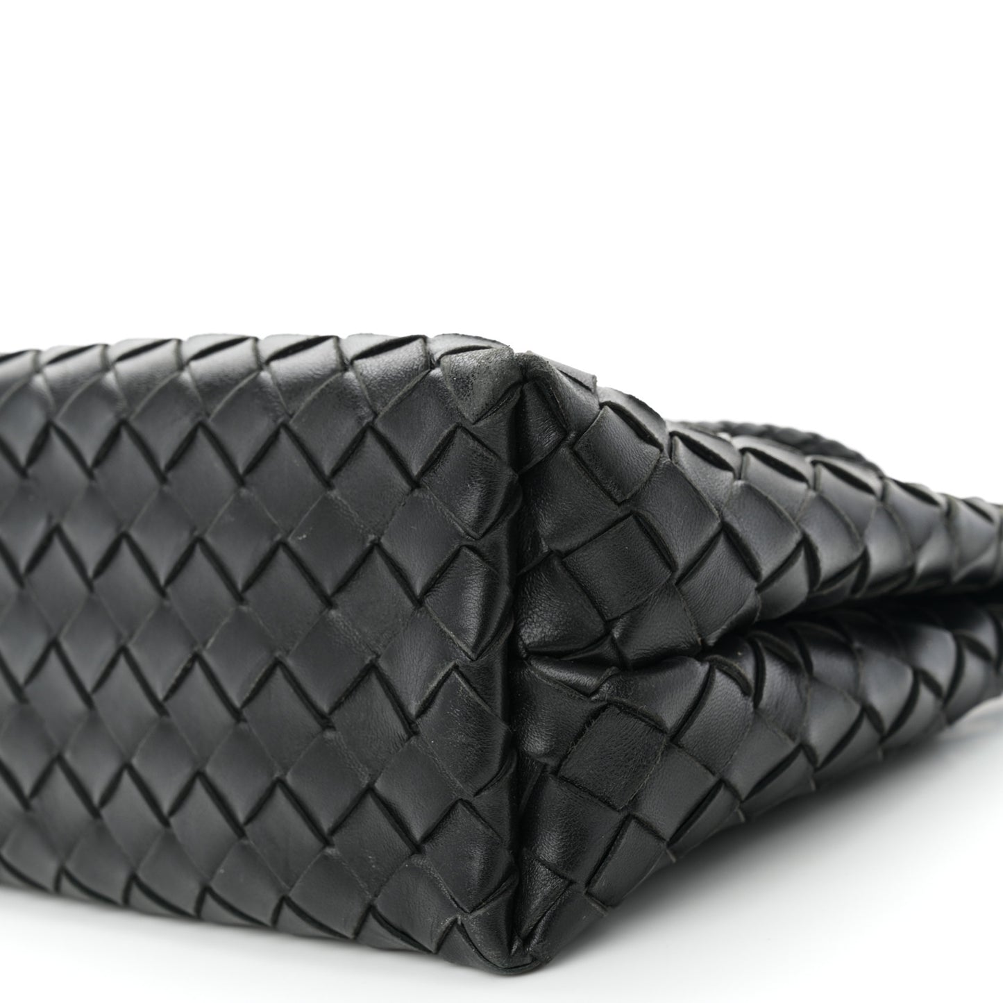 Nappa Intrecciato Small Andiamo Shoulder Bag Black