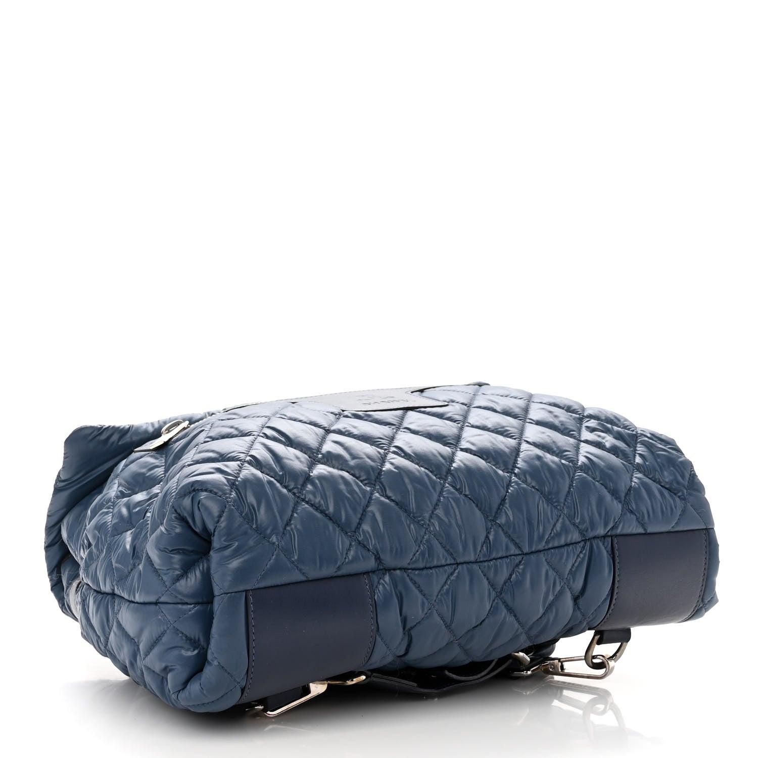 Chanel Nylon Quilted Coco Cocoon Backpack Blue 4 of 10
