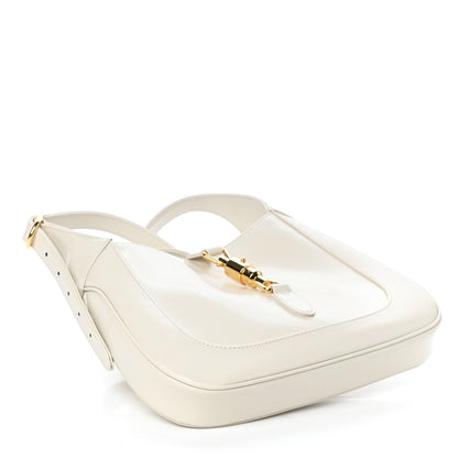 Gucci Boarded Dyana Lux Calfskin Small Jackie 1961 Hobo Mystic White 4 of 9