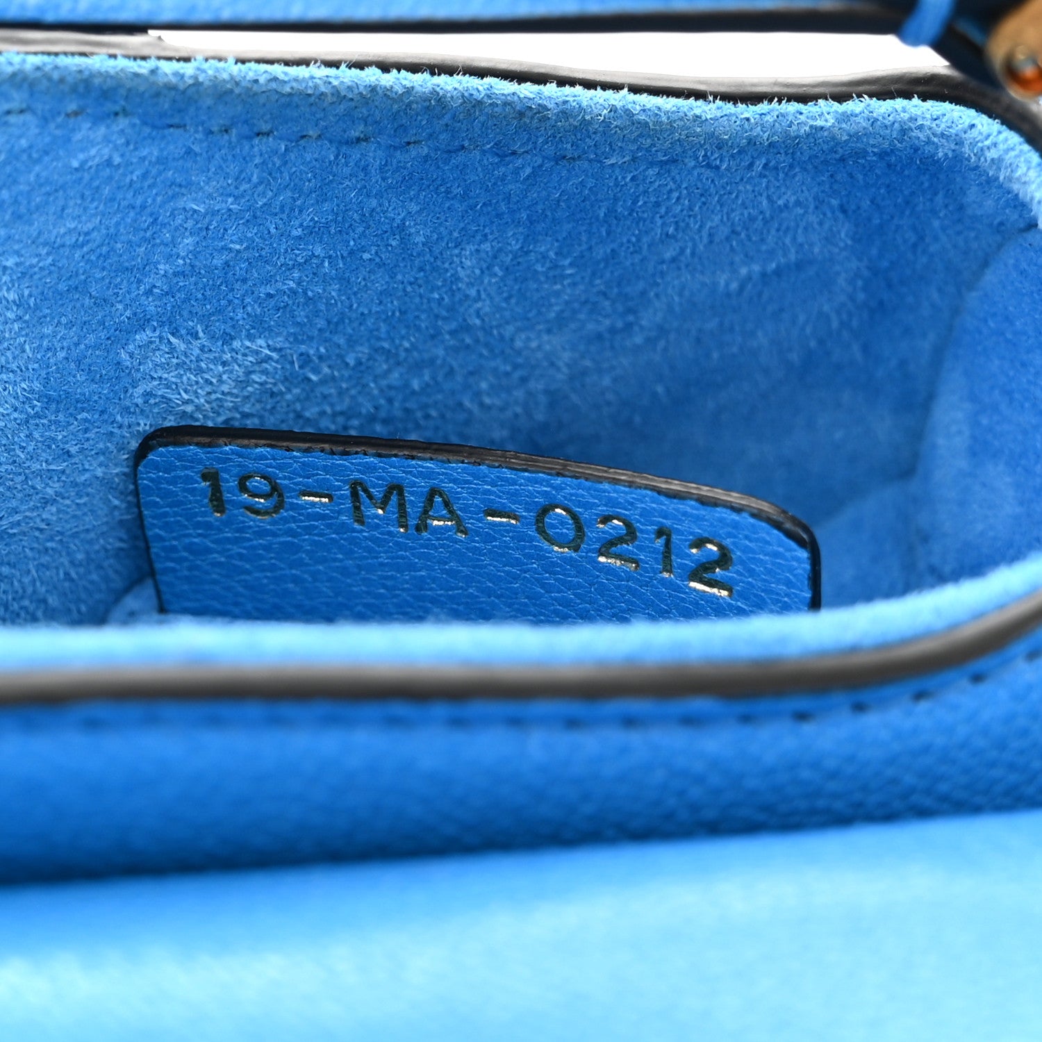 Christian Dior Micro Saddle Bag With Strap Blue 7 of 10